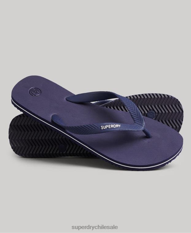 hombres Superdry Armada chanclas clásicas antiguas 2R68Z1805
