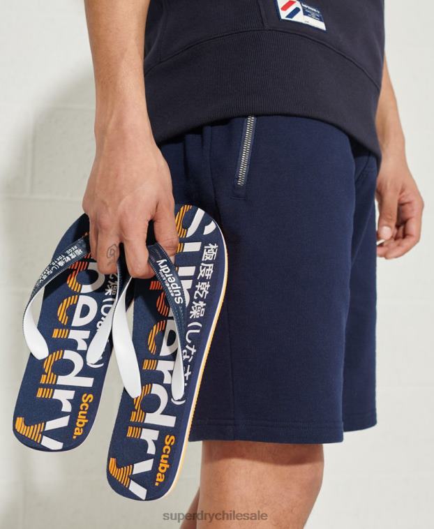 hombres Superdry Armada chanclas clásicas con logo 2R68Z1936