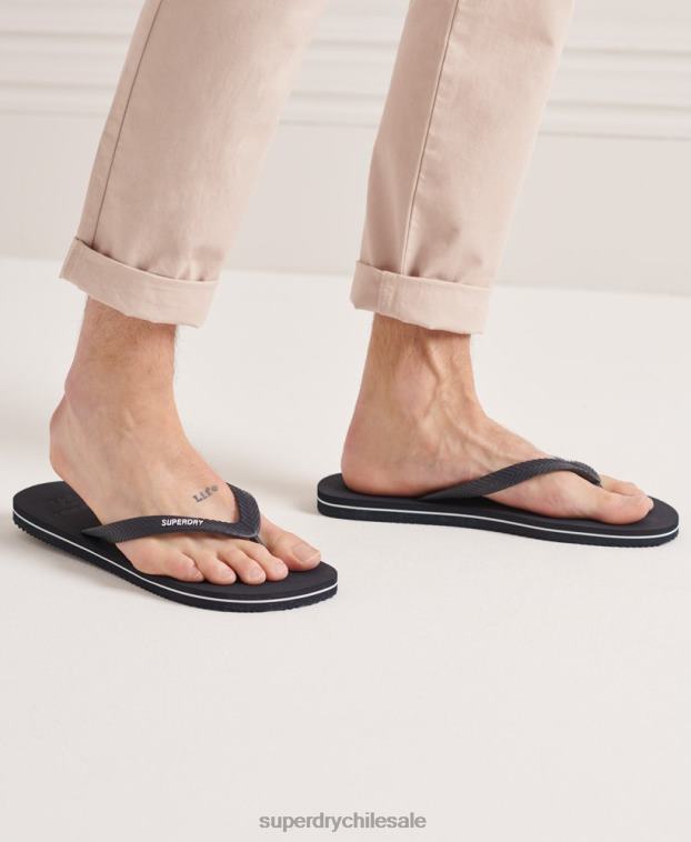 hombres Superdry Armada chanclas lisas esenciales 2R68Z1949