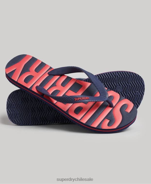 hombres Superdry Armada chanclas veganas 2R68Z1896