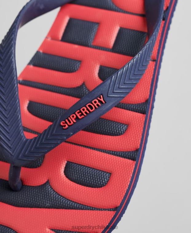 hombres Superdry Armada chanclas veganas 2R68Z1896