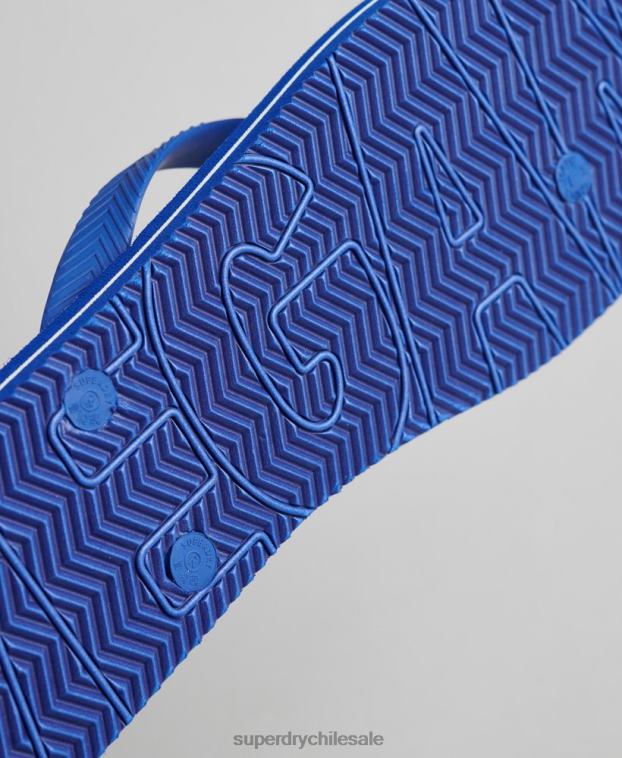 hombres Superdry azul chanclas veganas 2R68Z114