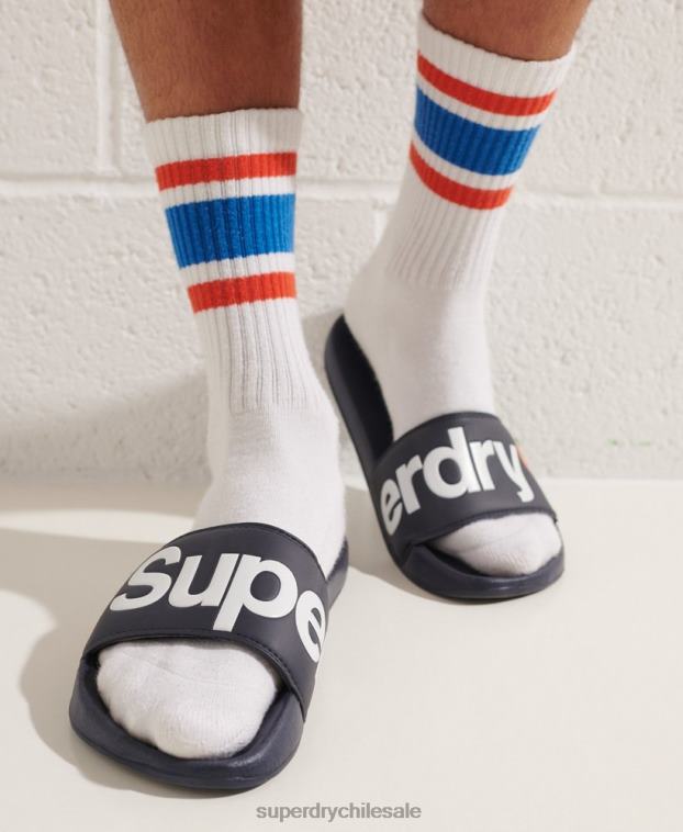 hombres Superdry Armada chanclas clásicas con logo 2R68Z1952