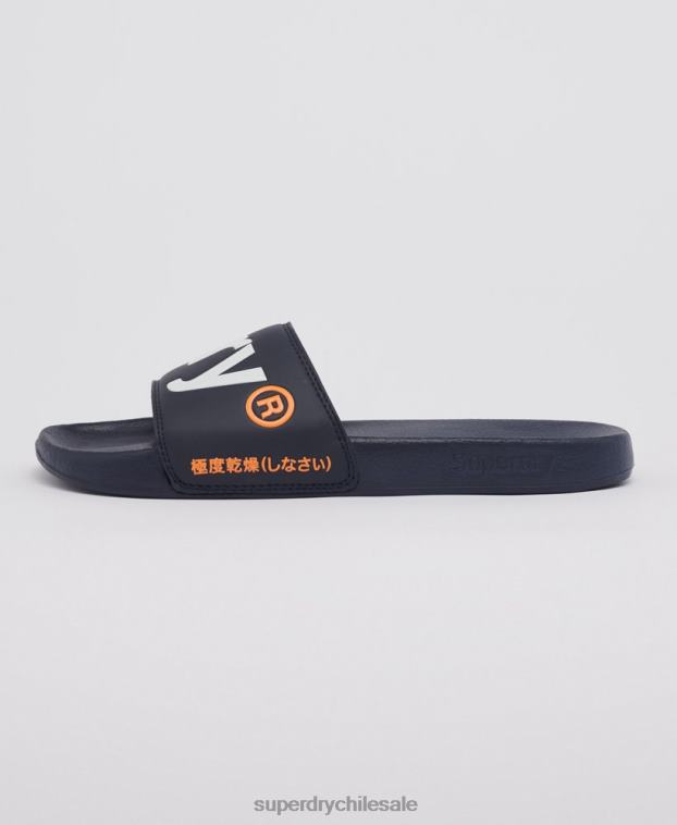 hombres Superdry Armada chanclas clásicas con logo 2R68Z1952