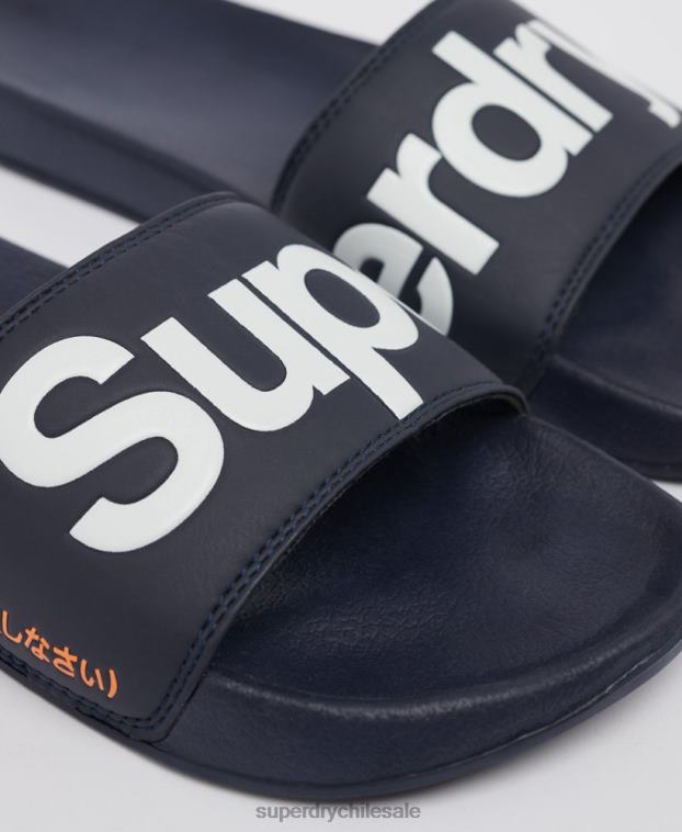 hombres Superdry Armada chanclas clásicas con logo 2R68Z1952