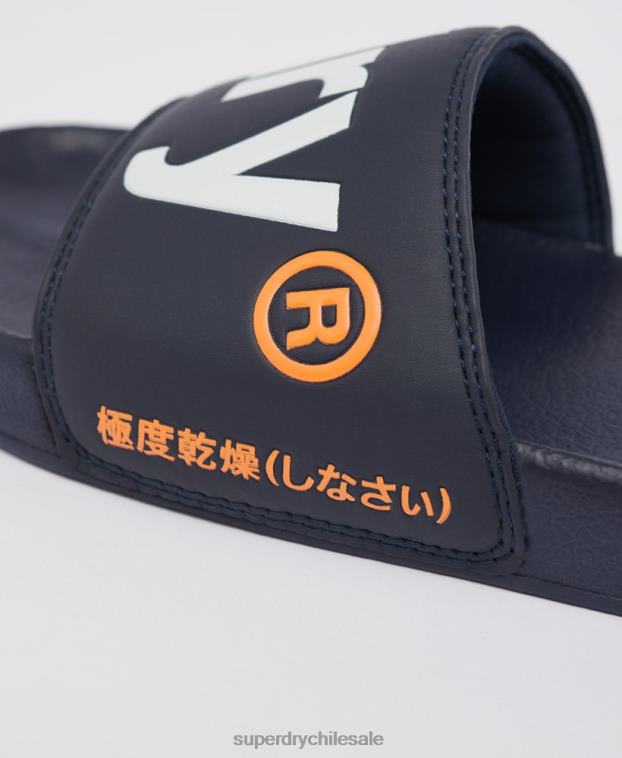 hombres Superdry Armada chanclas clásicas con logo 2R68Z1952