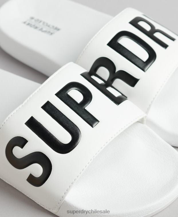 hombres Superdry blanco Deslizadores de grupo de núcleo de código 2R68Z1892