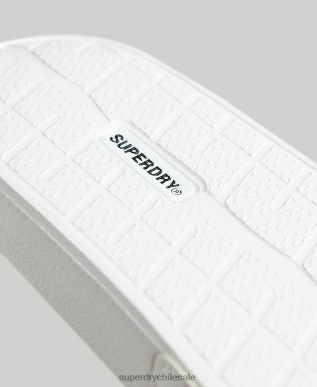 hombres Superdry blanco Deslizadores de grupo de núcleo de código 2R68Z1892