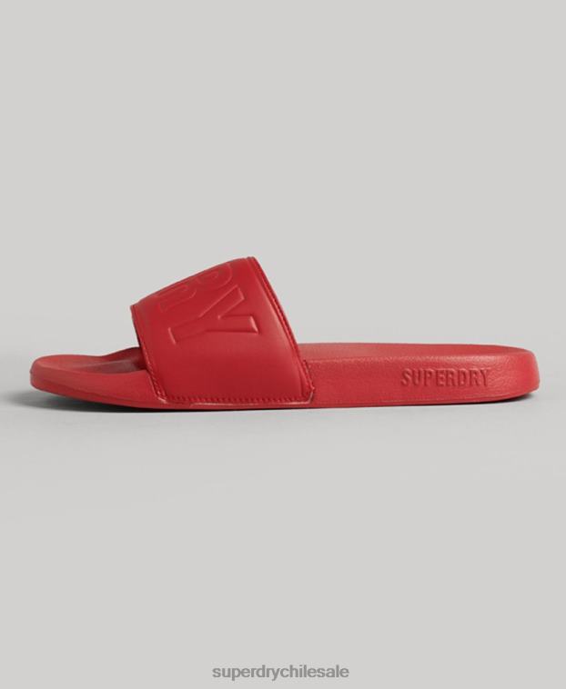 hombres Superdry rojo Deslizadores de grupo de núcleo de código 2R68Z1912