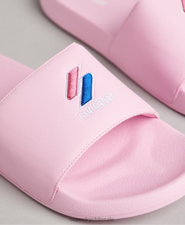 hombres Superdry rosa deslizadores de piscina código esencial 2R68Z1942