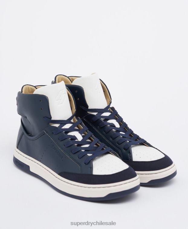 hombres Superdry Armada zapatillas altas vegan basket sport 2R68Z1926