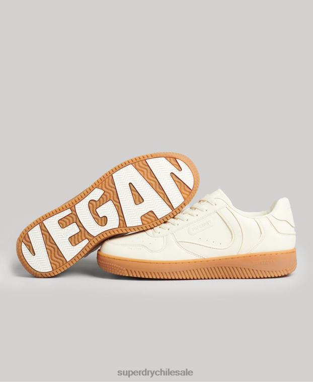 hombres Superdry blanco zapatillas deportivas veganas gruesas 2R68Z1946
