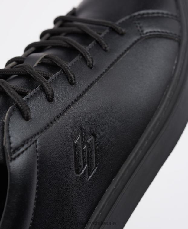 hombres Superdry negro tenis de cancha veganos 2R68Z1941