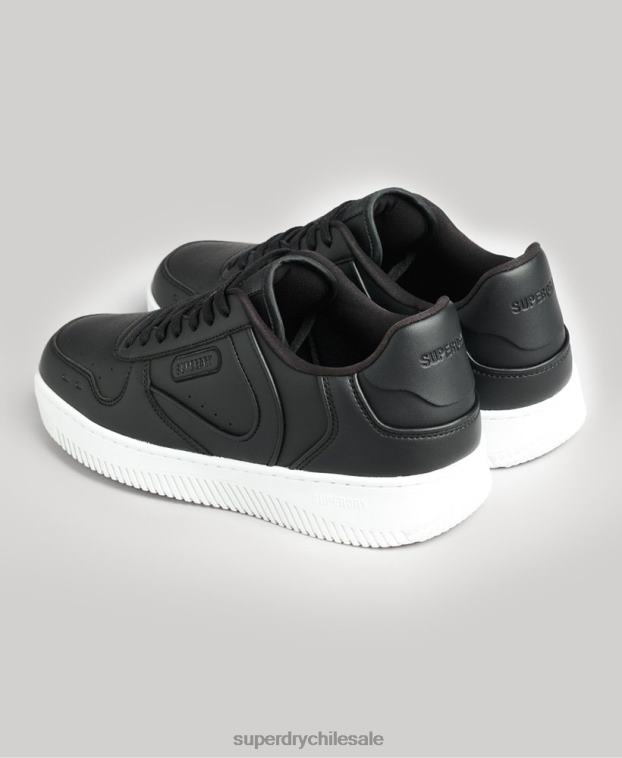 hombres Superdry negro zapatillas deportivas veganas gruesas 2R68Z1938
