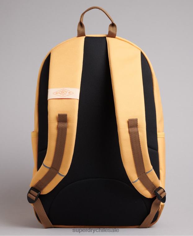 mujer Superdry amarillo mochila con motivo gráfico 2R68Z1602