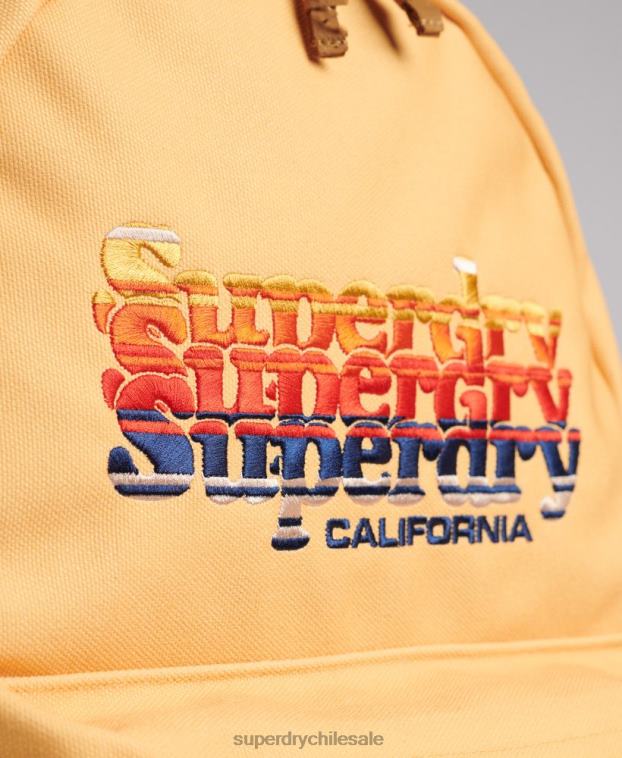 mujer Superdry amarillo mochila con motivo gráfico 2R68Z1602