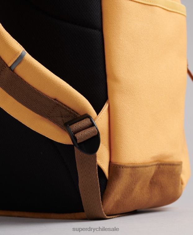 mujer Superdry amarillo mochila con motivo gráfico 2R68Z1602