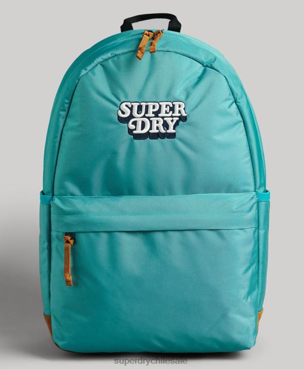 mujer Superdry azul mochila montana vintage con micro bordado 2R68Z1620