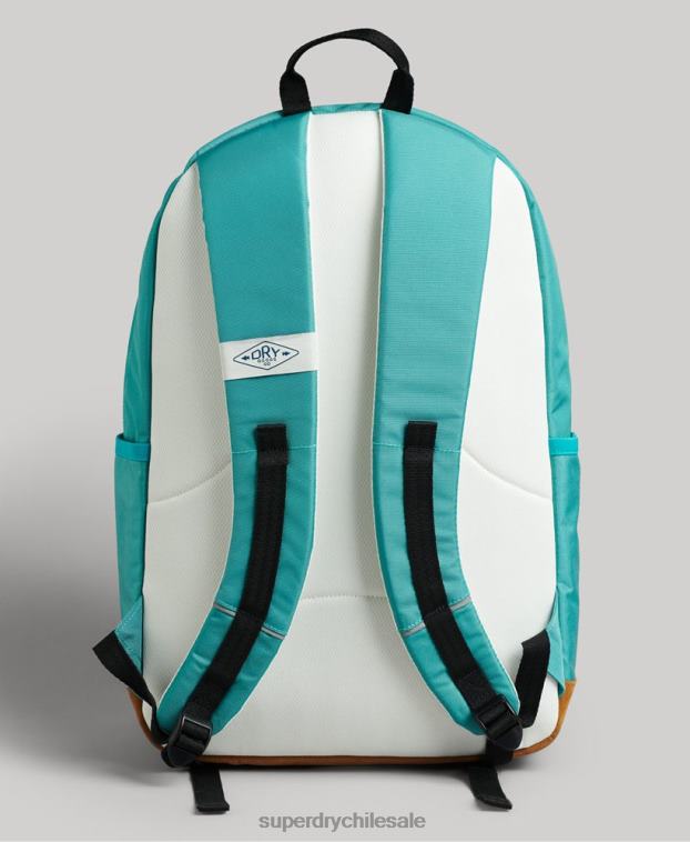 mujer Superdry azul mochila montana vintage con micro bordado 2R68Z1620