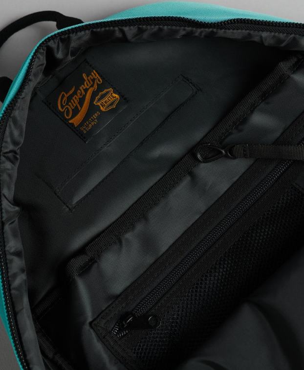 mujer Superdry azul mochila montana vintage con micro bordado 2R68Z1620