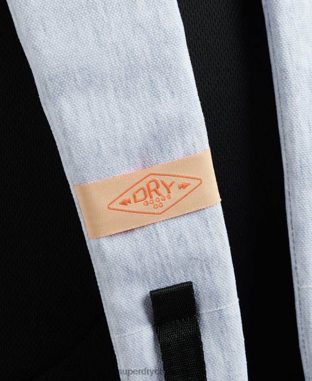mujer Superdry gris claro mochila con motivo gráfico 2R68Z1596