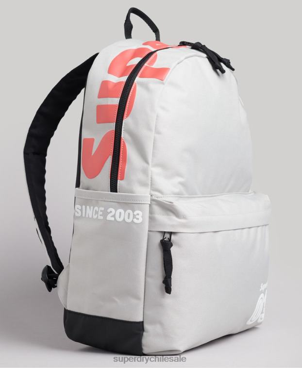 mujer Superdry gris claro mochila vintage terreno montana 2R68Z4218
