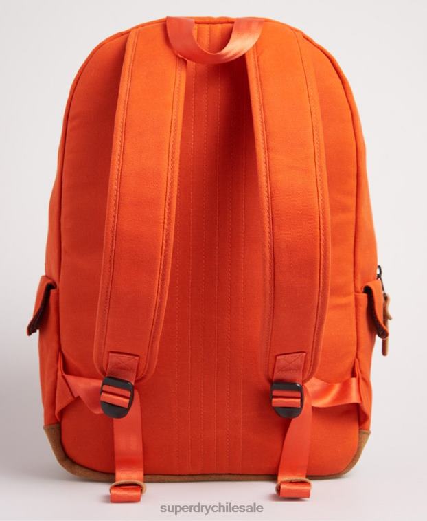 mujer Superdry naranja mochila montana de lona encerada 2R68Z6667