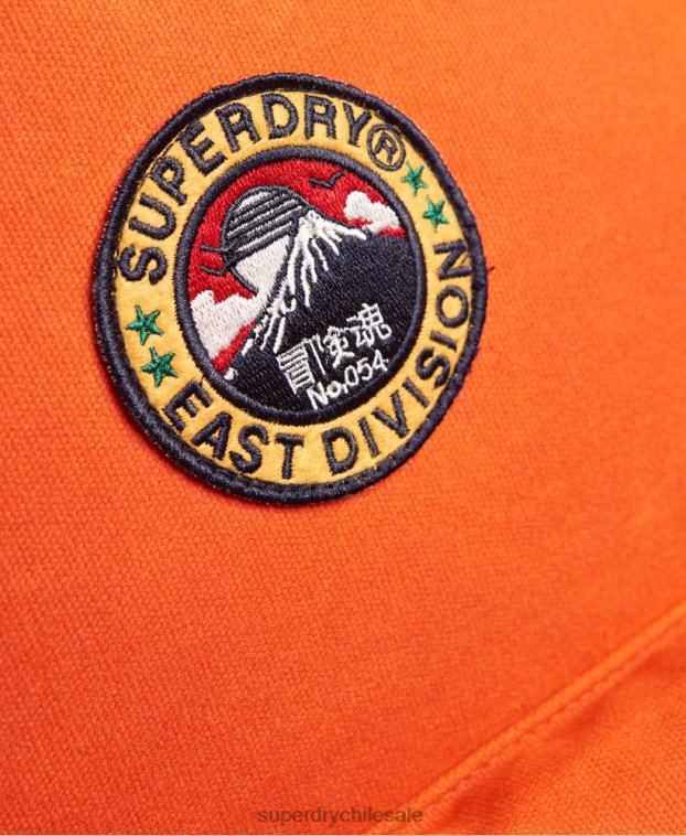 mujer Superdry naranja mochila montana de lona encerada 2R68Z6667