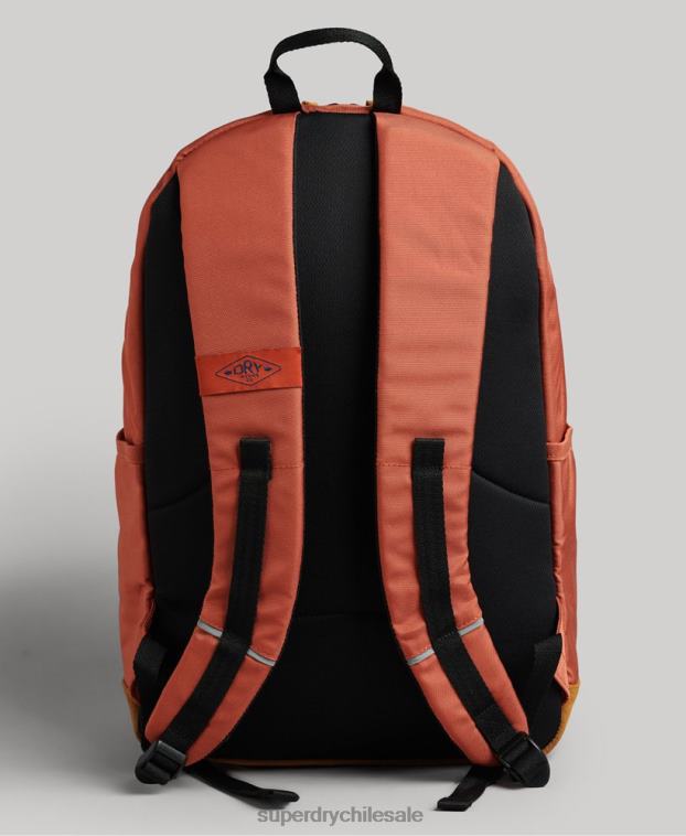 mujer Superdry naranja mochila montana vintage con micro bordado 2R68Z1609