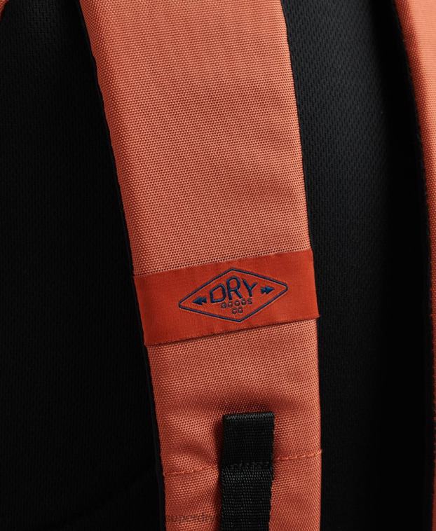 mujer Superdry naranja mochila montana vintage con micro bordado 2R68Z1609