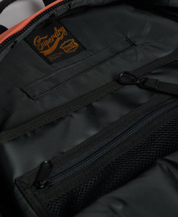 mujer Superdry naranja mochila montana vintage con micro bordado 2R68Z1609