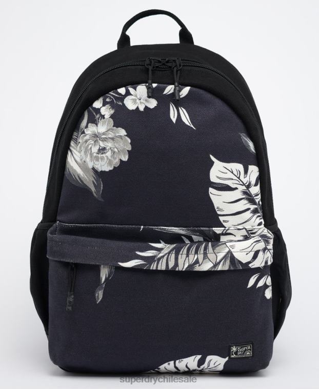 mujer Superdry negro mochila montana con estampado cali 2R68Z6615