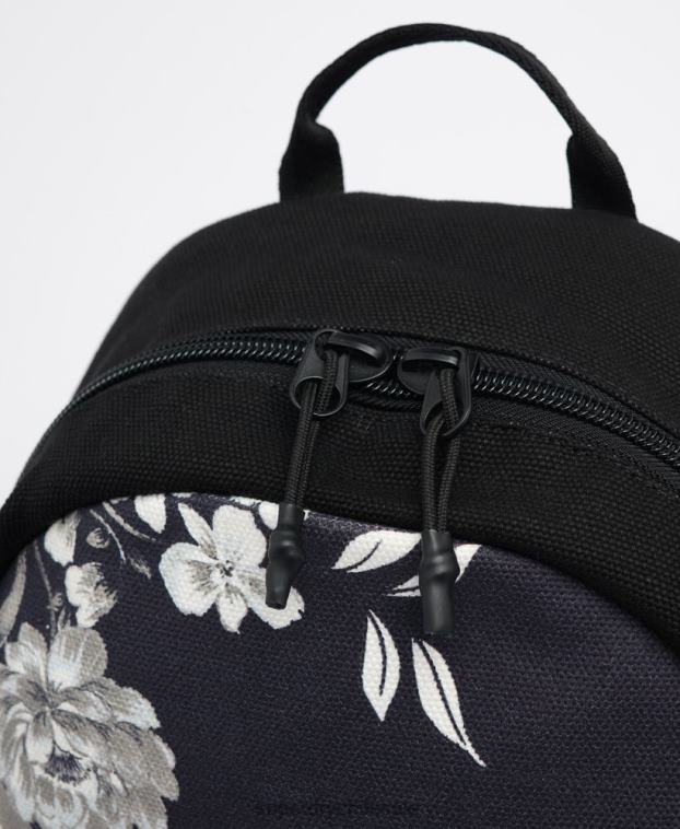 mujer Superdry negro mochila montana con estampado cali 2R68Z6615