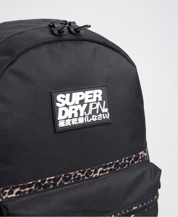 mujer Superdry negro mochila montana edición bloque 2R68Z4274