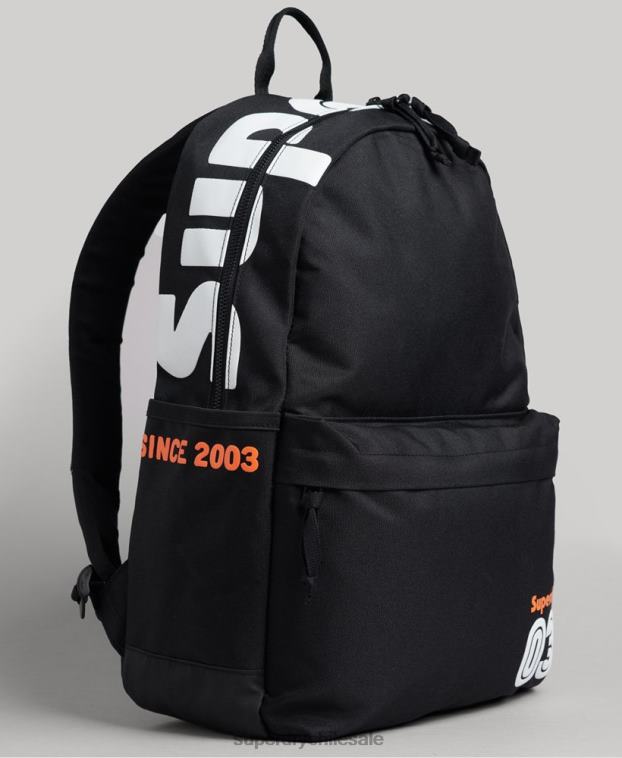 mujer Superdry negro mochila vintage terreno montana 2R68Z4228