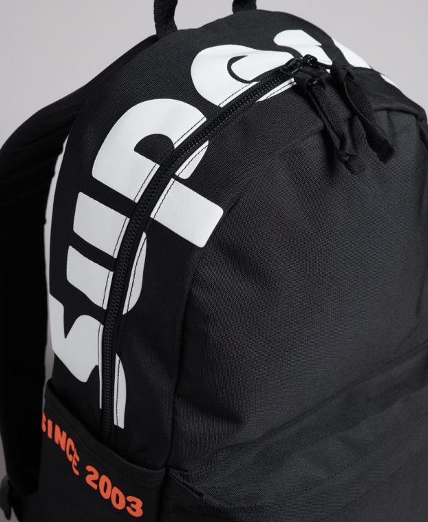 mujer Superdry negro mochila vintage terreno montana 2R68Z4228