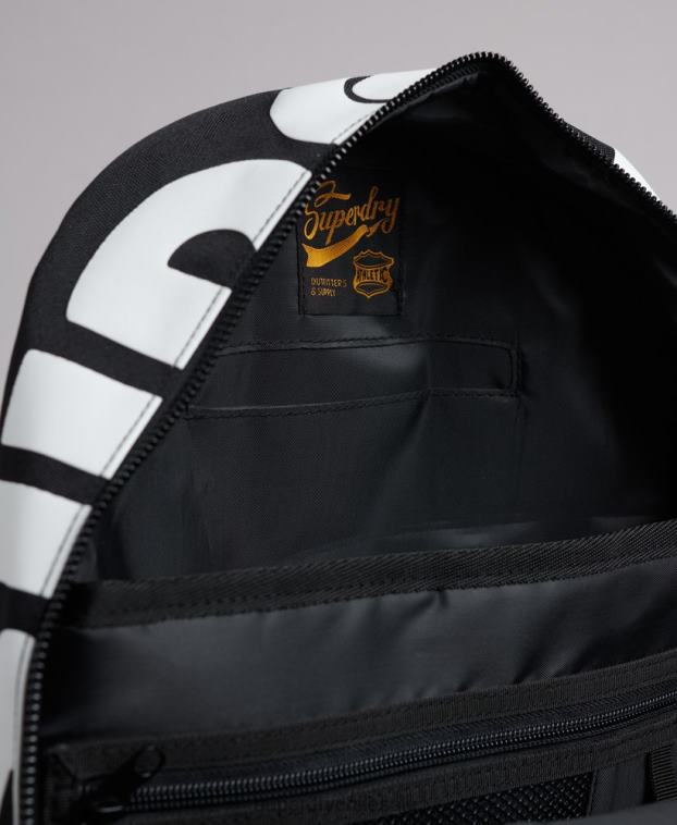 mujer Superdry negro mochila vintage terreno montana 2R68Z4228