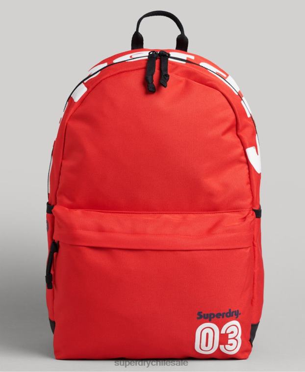 mujer Superdry rojo mochila vintage terreno montana 2R68Z4273