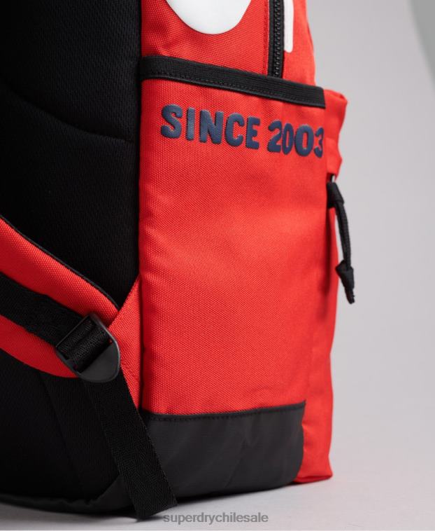 mujer Superdry rojo mochila vintage terreno montana 2R68Z4273