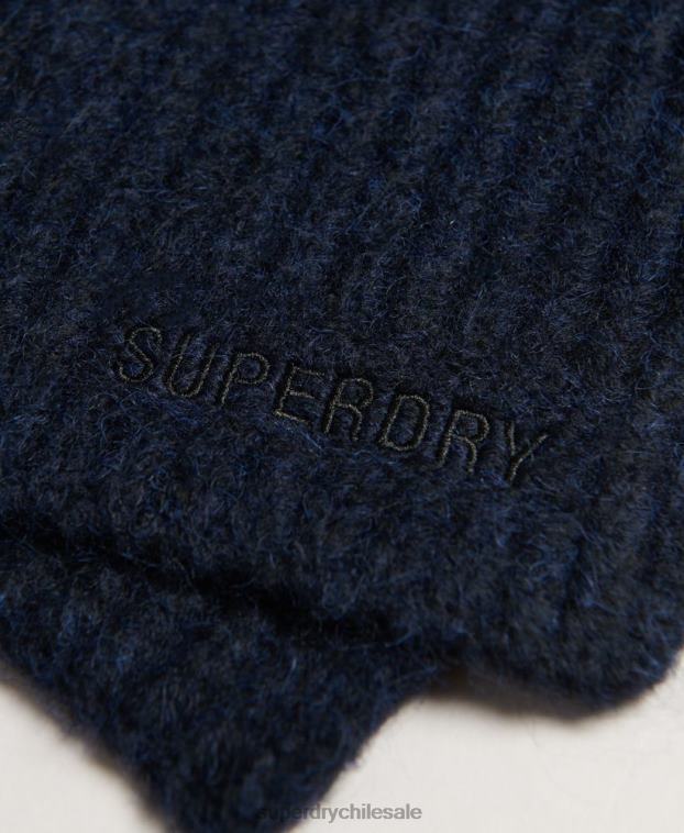 mujer Superdry Armada bufanda esencial de canalé 2R68Z4241