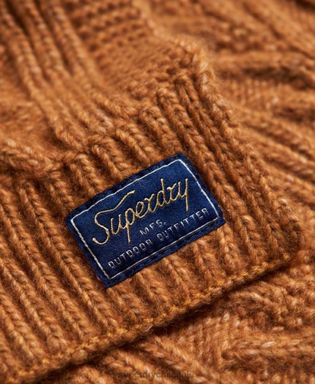 mujer Superdry amarillo bufanda cablelux 2R68Z4303