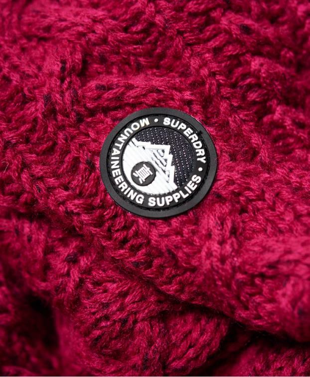mujer Superdry rosa redecilla de cable gracie 2R68Z4336