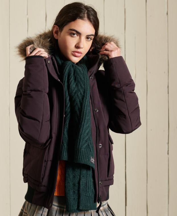 mujer Superdry verde bufanda cablelux 2R68Z4301