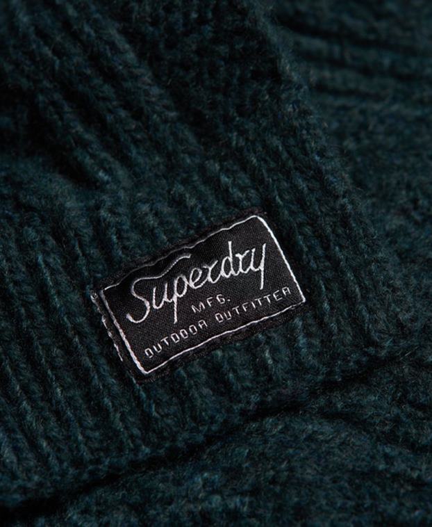 mujer Superdry verde bufanda cablelux 2R68Z4301