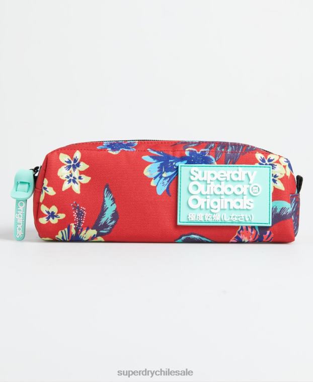 mujer Superdry rojo estuche hawaiano montana 2R68Z6678