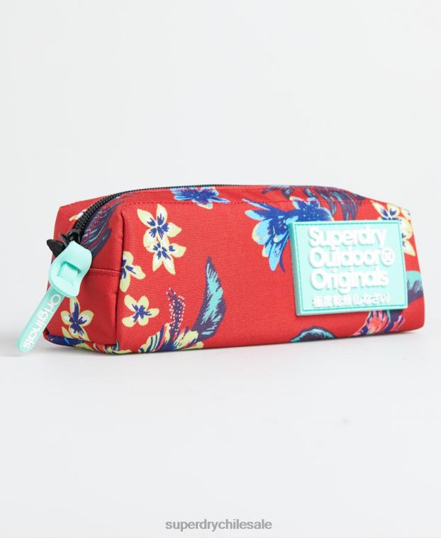 mujer Superdry rojo estuche hawaiano montana 2R68Z6678