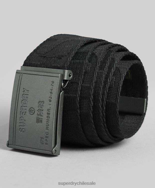 mujer Superdry negro cinturón de cincha 2R68Z1612