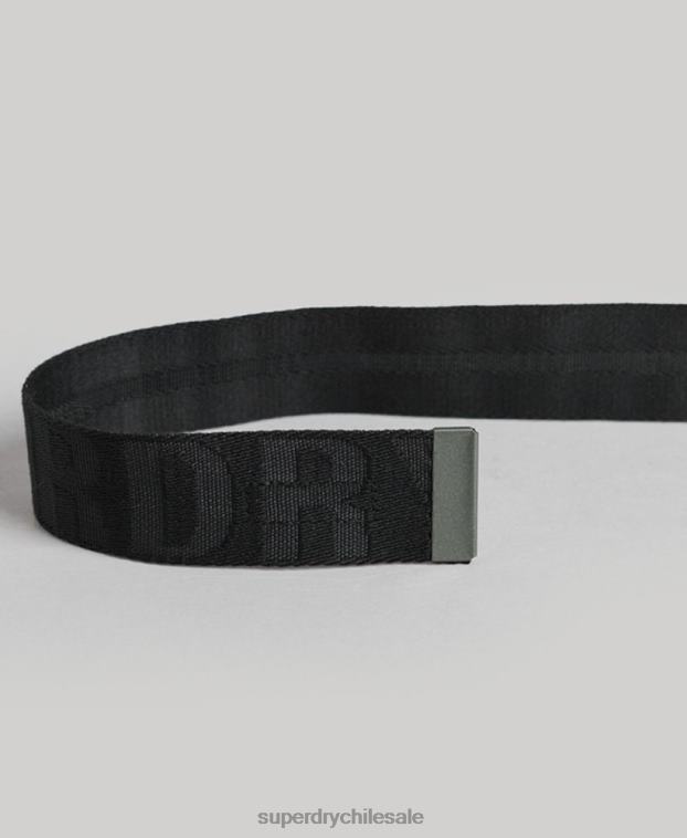 mujer Superdry negro cinturón de cincha 2R68Z1612