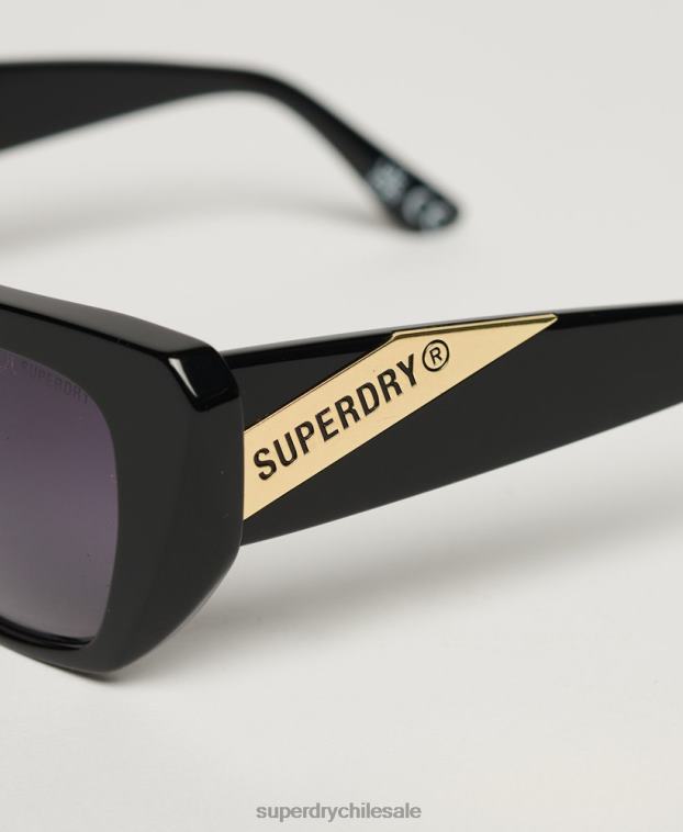mujer Superdry negro lentes de sol angulares sdr 90s 2R68Z2120