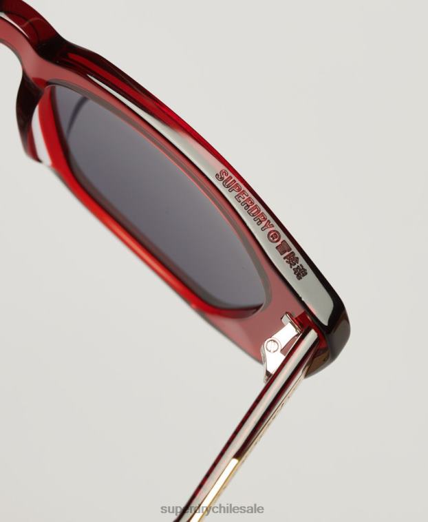 mujer Superdry rojo lentes de sol angulares sdr 90s 2R68Z2086